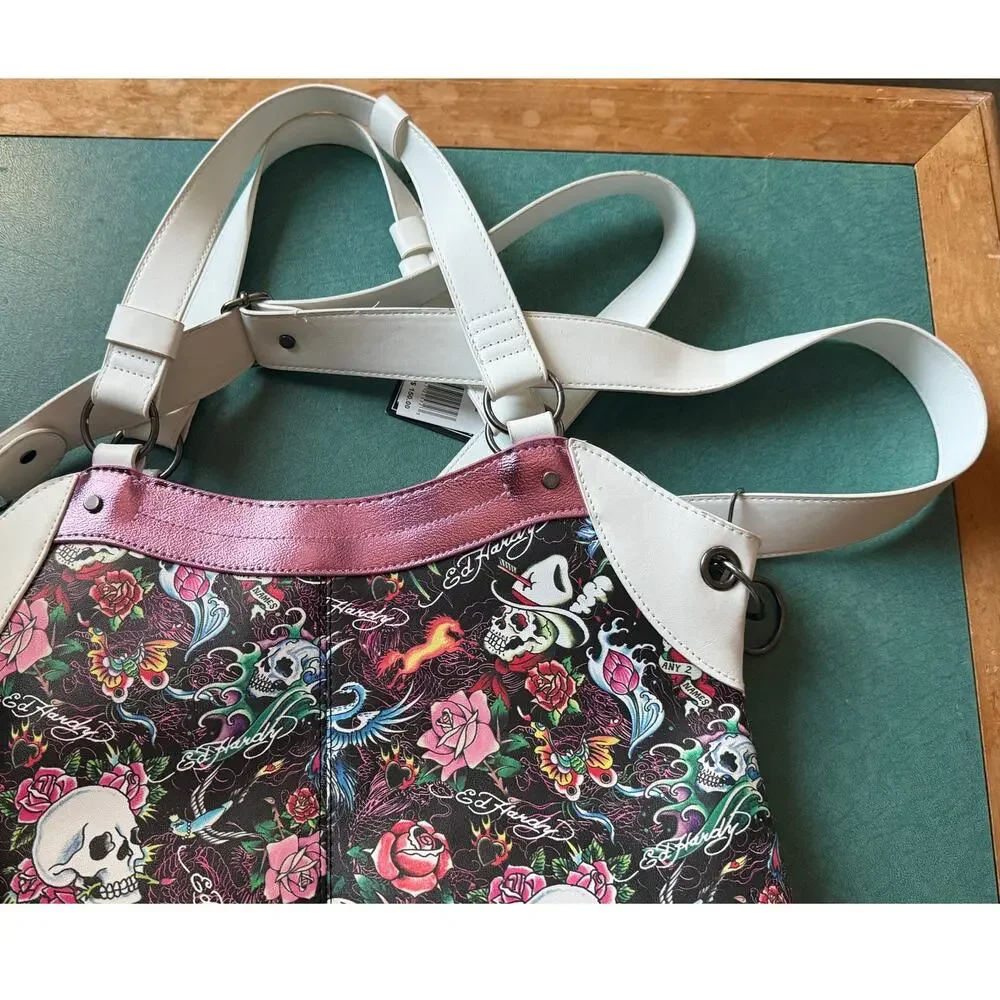 BRAND NEW NWT ED HARDY TATTOO HOBO BAG